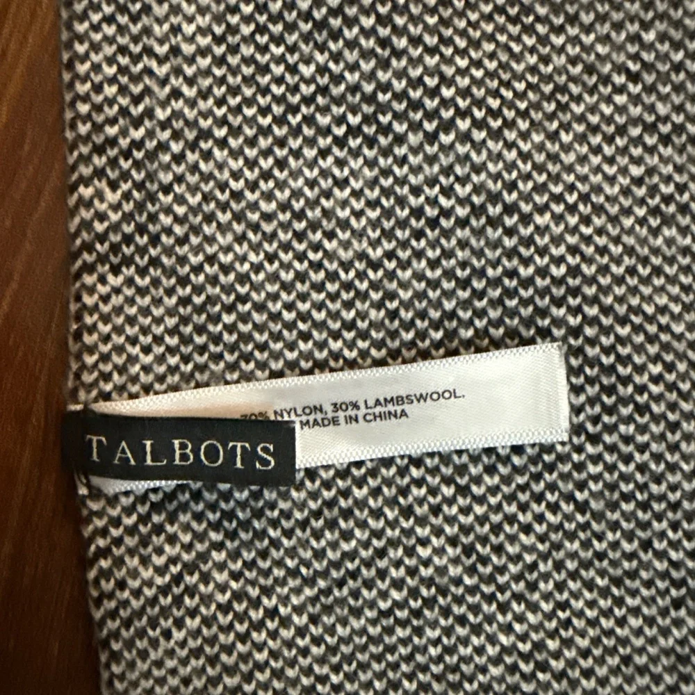 TALBOTS Lambswool Blend Holiday Scarf